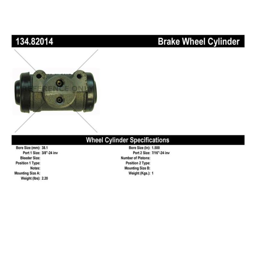 CENTRIC PARTS 134.82014 Centric Premium Wheel Cylinder