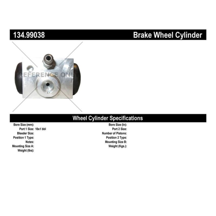 CENTRIC PARTS 134.99038 Centric Premium Wheel Cylinder