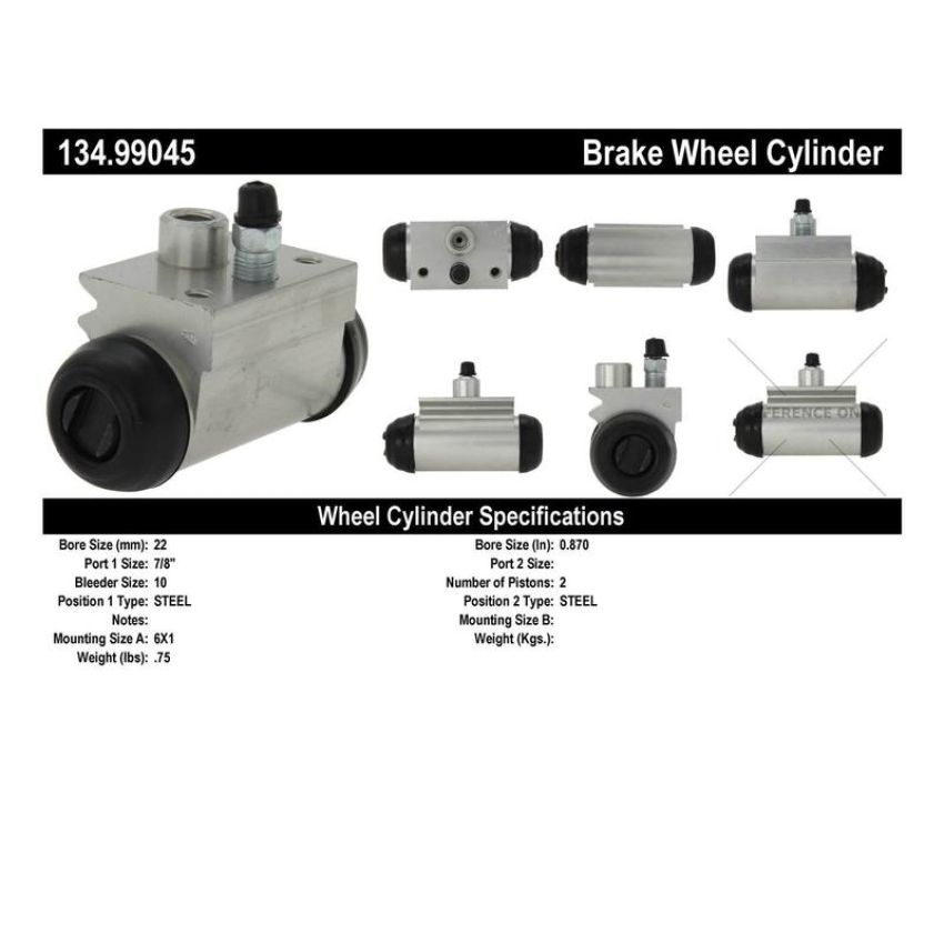 CENTRIC PARTS 134.99045 Centric Premium Wheel Cylinder