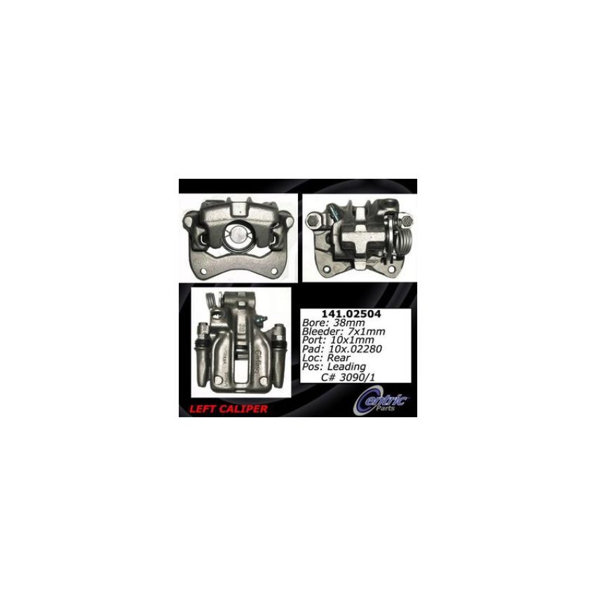 CENTRIC PARTS 141.02504 Centric Semi-Loaded Brake Caliper