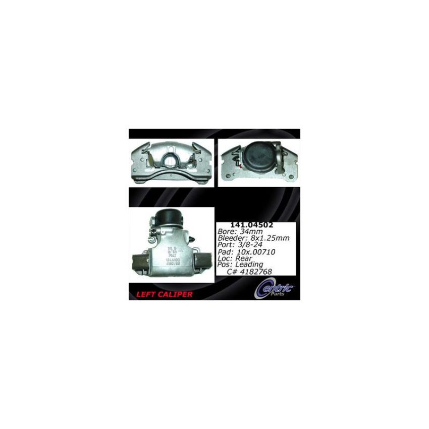 CENTRIC PARTS 141.04502 Centric Semi-Loaded Brake Caliper