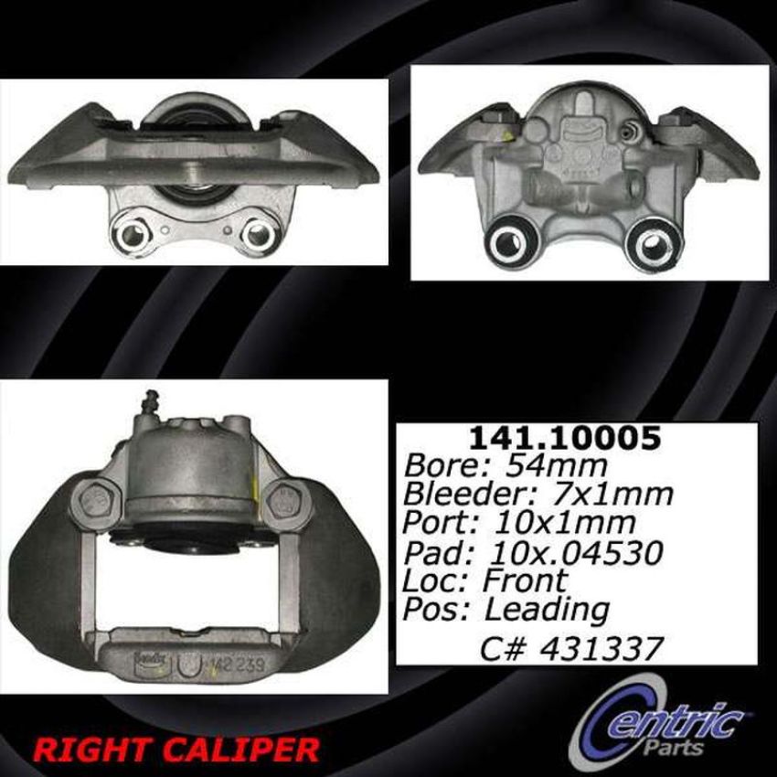 CENTRIC PARTS 141.10006 Centric Semi-Loaded Brake Caliper