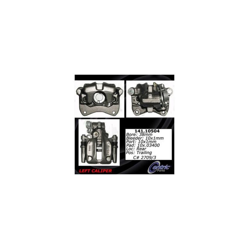 CENTRIC PARTS 141.10504 Centric Semi-Loaded Brake Caliper