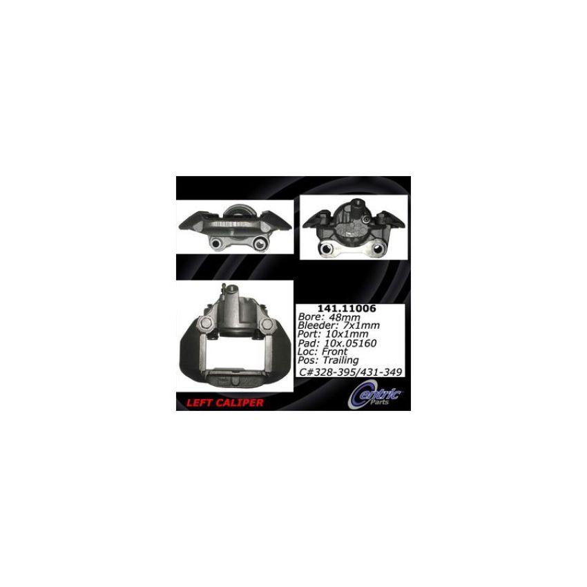 CENTRIC PARTS 141.11006 Centric Semi-Loaded Brake Caliper