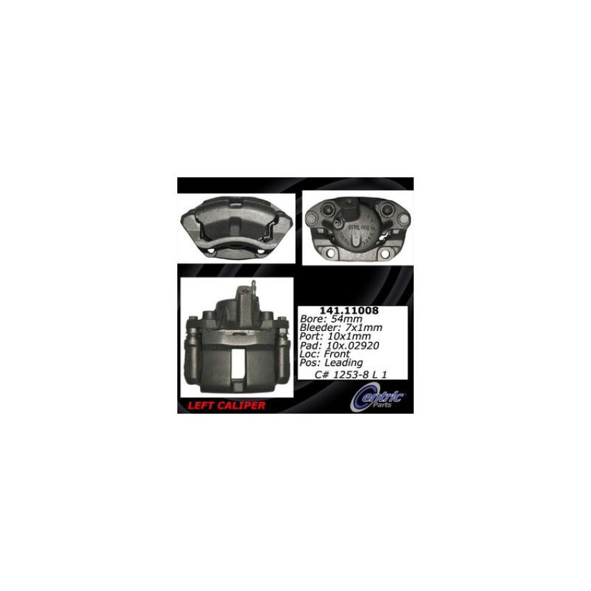 CENTRIC PARTS 141.11008 Centric Semi-Loaded Brake Caliper