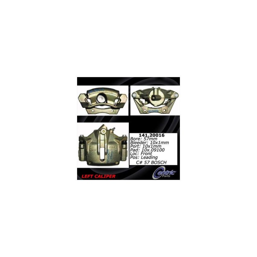 CENTRIC PARTS 141.20016 Centric Semi-Loaded Brake Caliper
