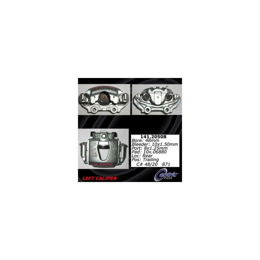 CENTRIC PARTS 141.20508 Centric Semi-Loaded Brake Caliper