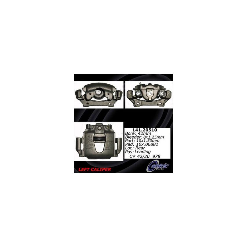 CENTRIC PARTS 141.20510 Centric Semi-Loaded Brake Caliper