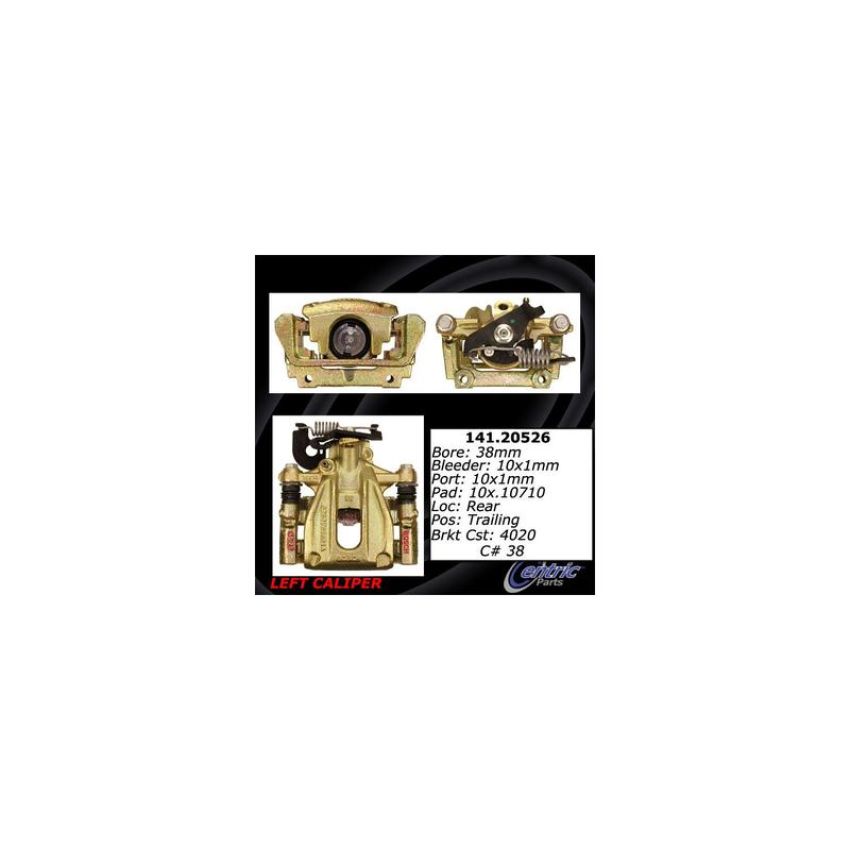 CENTRIC PARTS 141.20526 Centric Semi-Loaded Brake Caliper