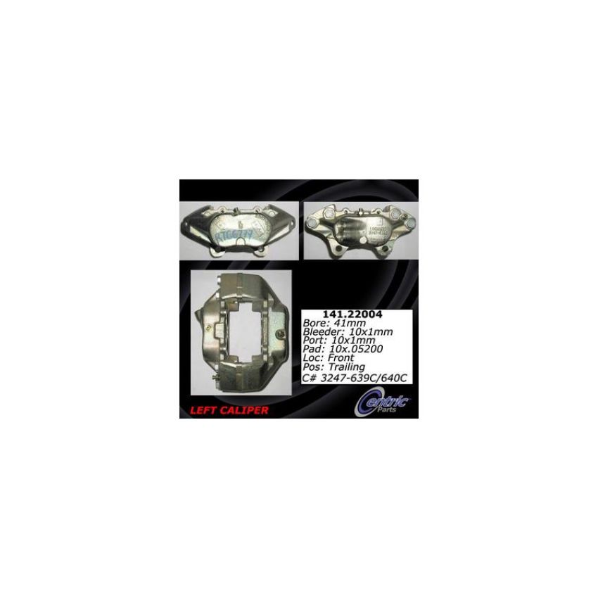CENTRIC PARTS 141.22004 Centric Semi-Loaded Brake Caliper