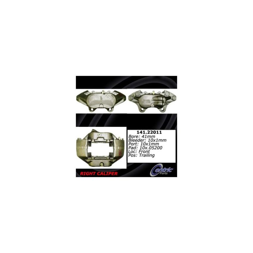 CENTRIC PARTS 141.22011 Centric Semi-Loaded Brake Caliper
