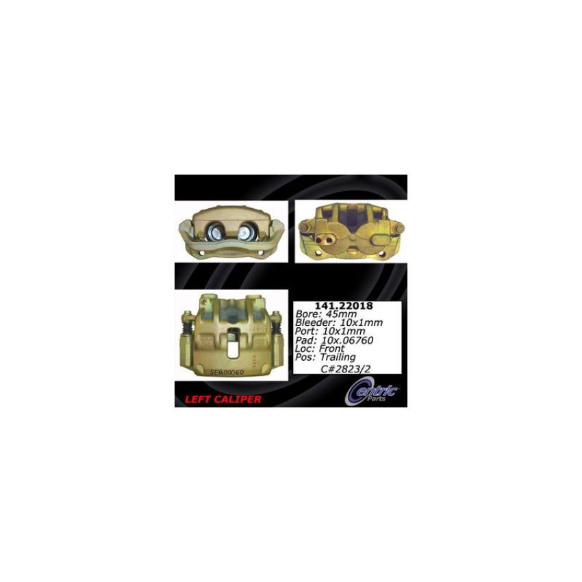 CENTRIC PARTS 141.22018 Centric Semi-Loaded Brake Caliper
