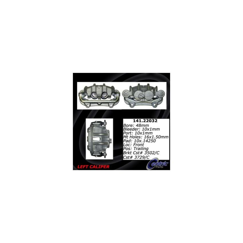 CENTRIC PARTS 141.22032 Centric Semi-Loaded Brake Caliper