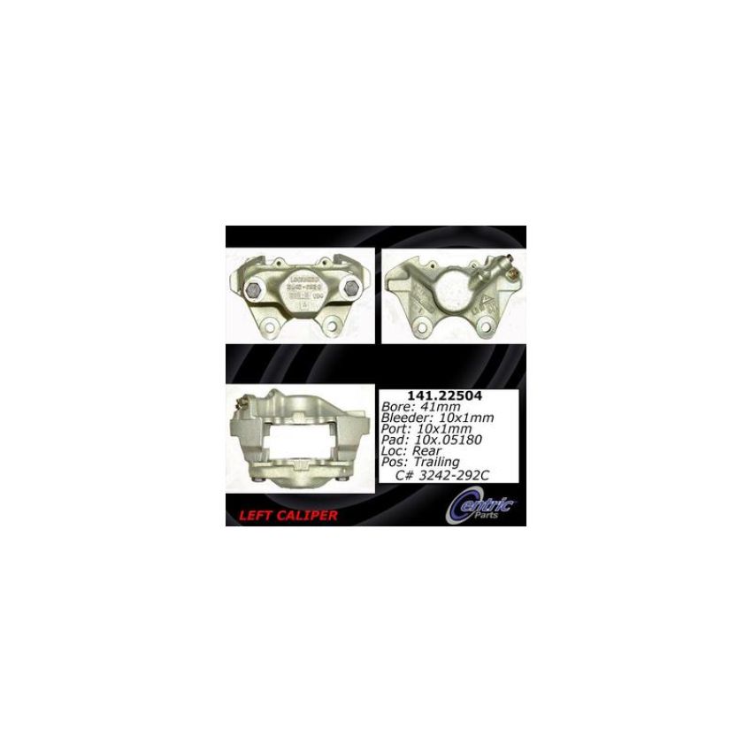 CENTRIC PARTS 141.22504 Centric Semi-Loaded Brake Caliper