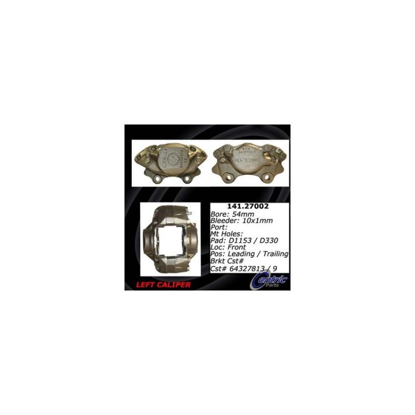 CENTRIC PARTS 141.27002 Centric Semi-Loaded Brake Caliper