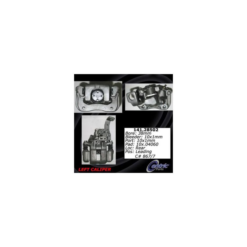 CENTRIC PARTS 141.28502 Centric Semi-Loaded Brake Caliper