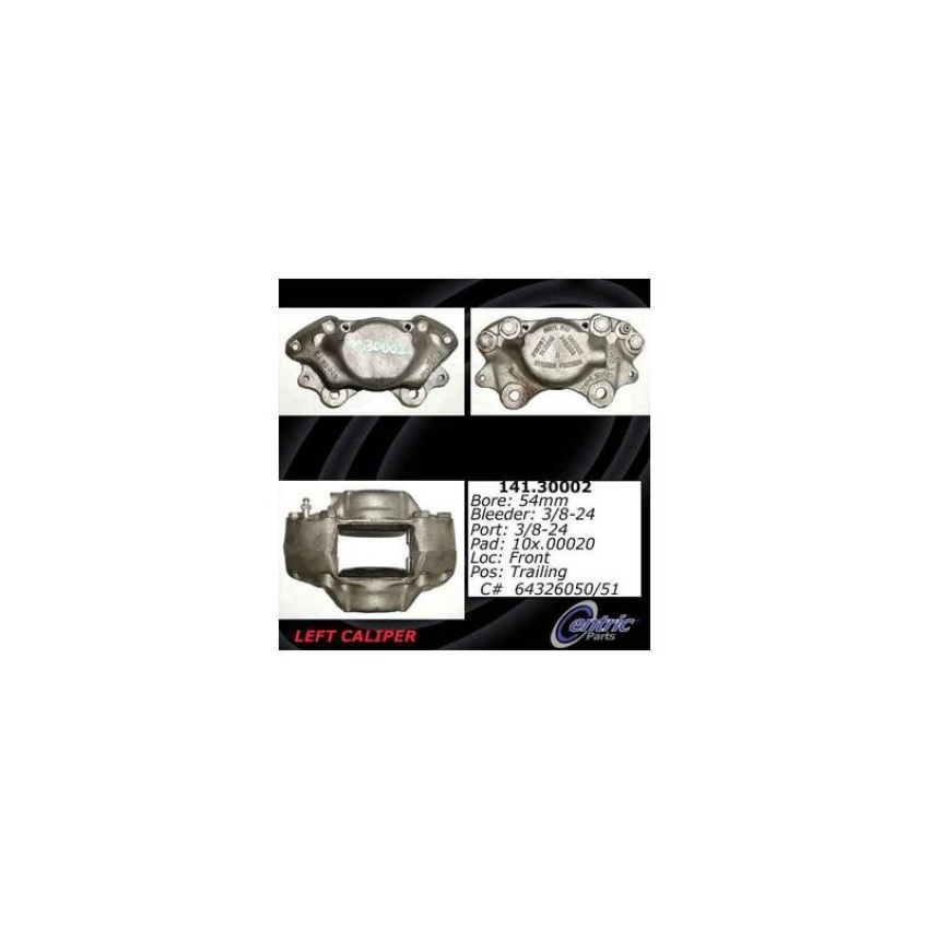 CENTRIC PARTS 141.30002 Centric Semi-Loaded Brake Caliper