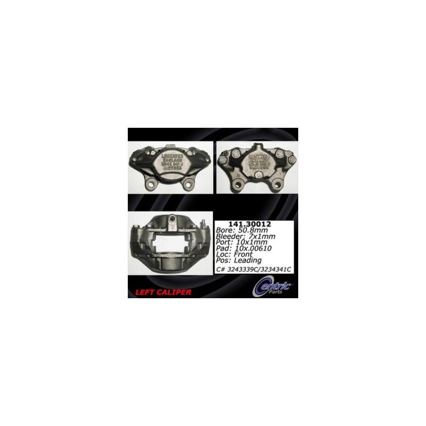 CENTRIC PARTS 141.30012 Centric Semi-Loaded Brake Caliper