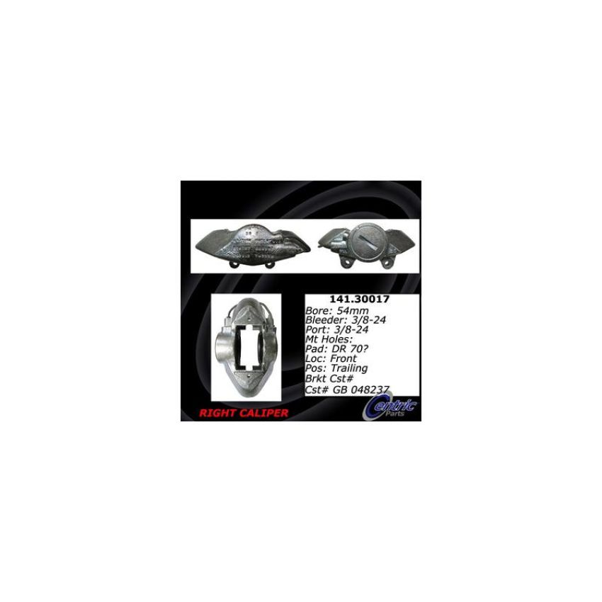 CENTRIC PARTS 141.30017 Centric Semi-Loaded Brake Caliper