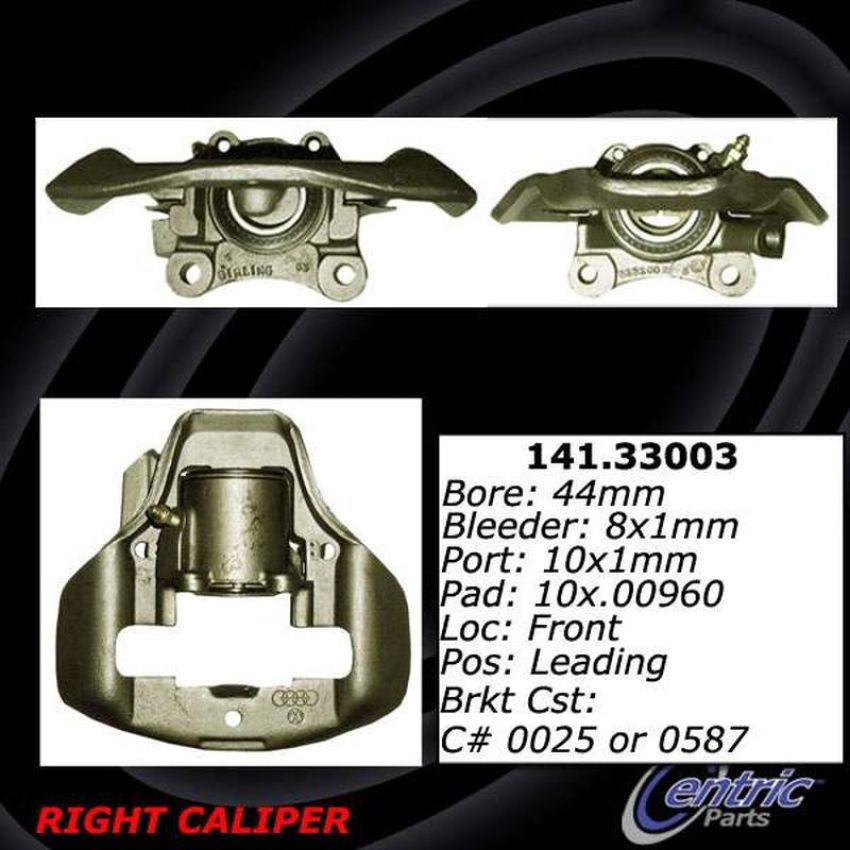 CENTRIC PARTS 141.33004 Centric Semi-Loaded Brake Caliper