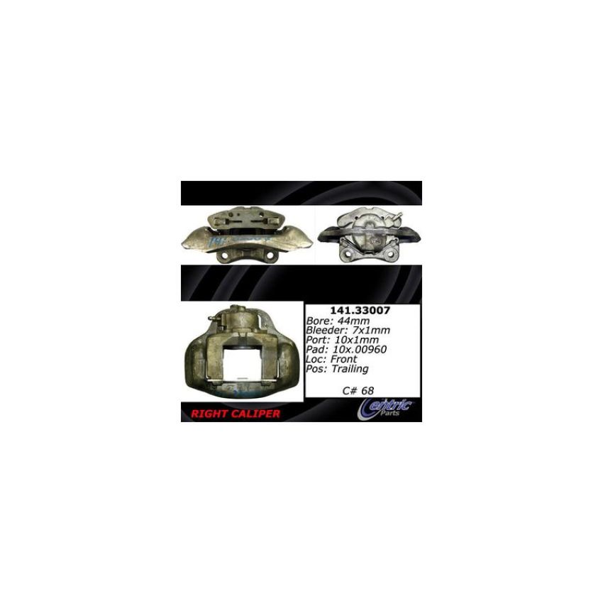 CENTRIC PARTS 141.33007 Centric Semi-Loaded Brake Caliper