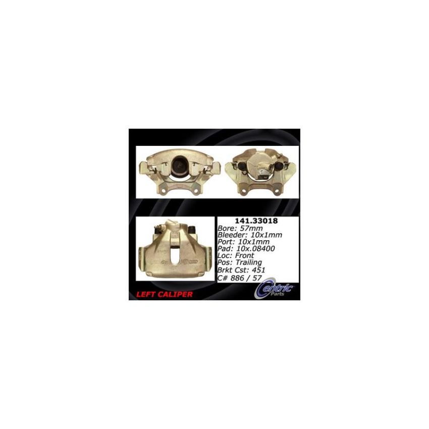 CENTRIC PARTS 141.33018 Centric Semi-Loaded Brake Caliper