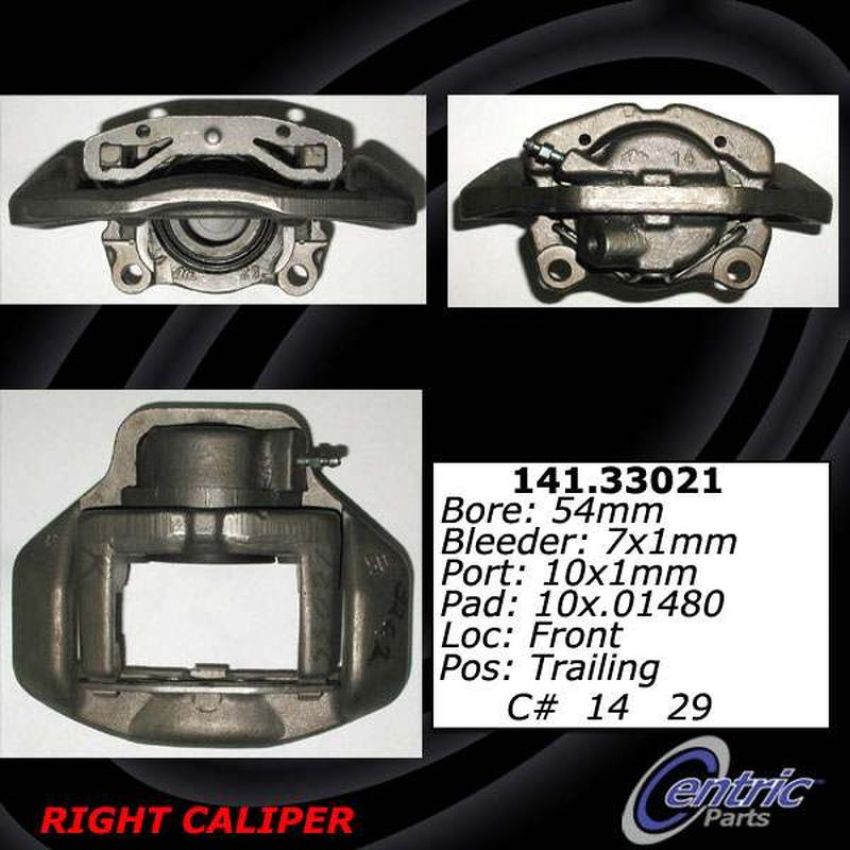 CENTRIC PARTS 141.33022 Centric Semi-Loaded Brake Caliper