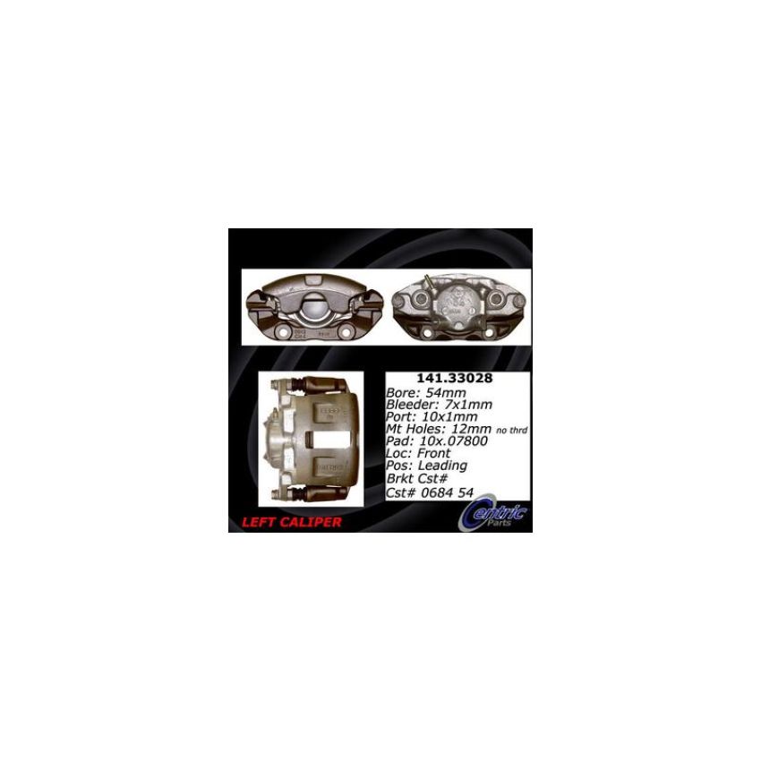 CENTRIC PARTS 141.33028 Centric Semi-Loaded Brake Caliper
