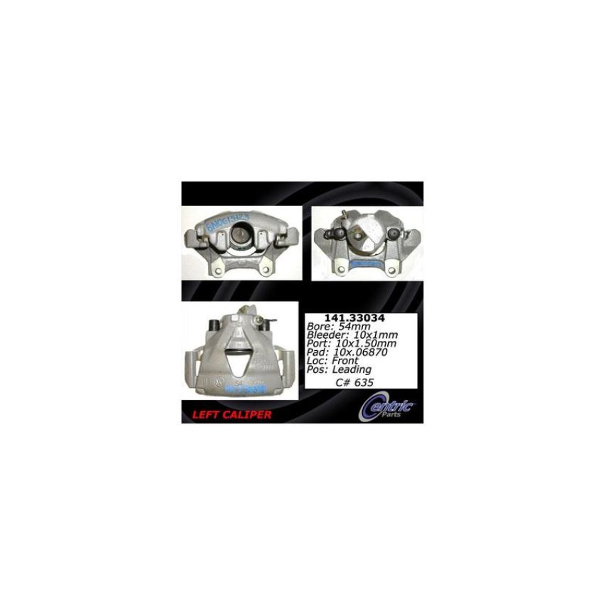 CENTRIC PARTS 141.33034 Centric Semi-Loaded Brake Caliper