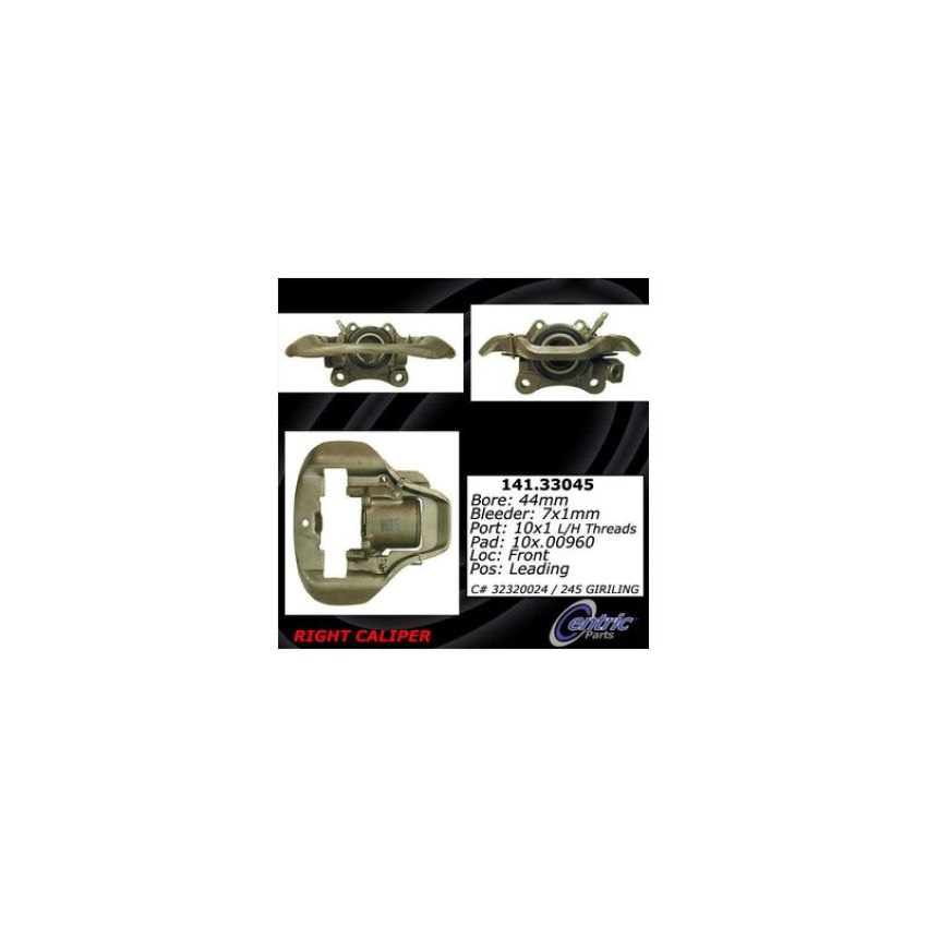 CENTRIC PARTS 141.33045 Centric Semi-Loaded Brake Caliper