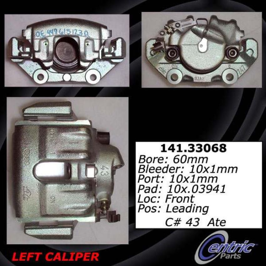 CENTRIC PARTS 141.33067 Centric Semi-Loaded Brake Caliper