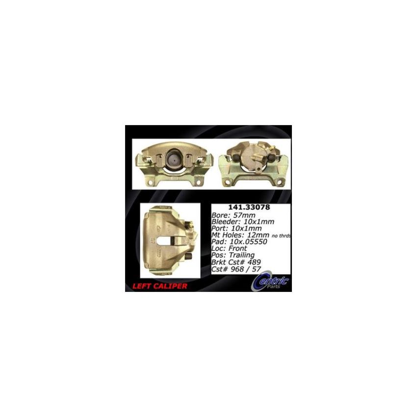 CENTRIC PARTS 141.33078 Centric Semi-Loaded Brake Caliper