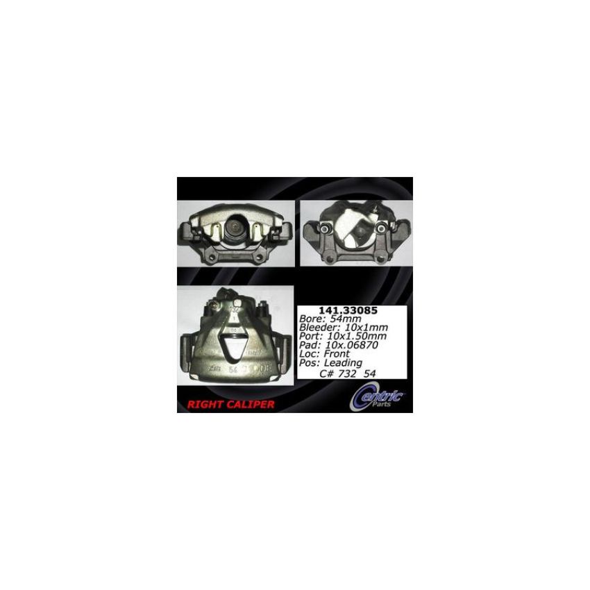 CENTRIC PARTS 141.33085 Centric Semi-Loaded Brake Caliper
