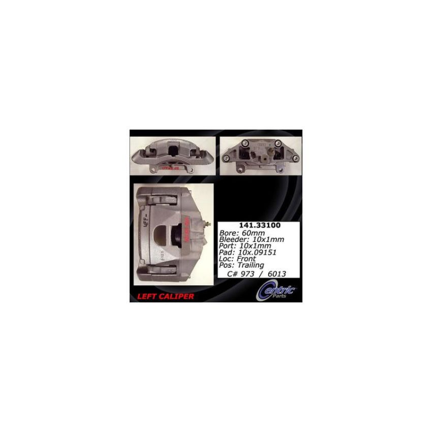 CENTRIC PARTS 141.33100 Centric Semi-Loaded Brake Caliper