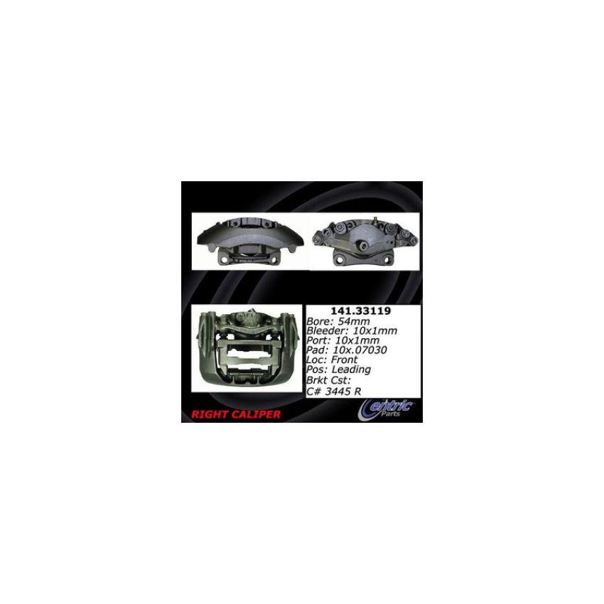 CENTRIC PARTS 141.33119 Centric Semi-Loaded Brake Caliper