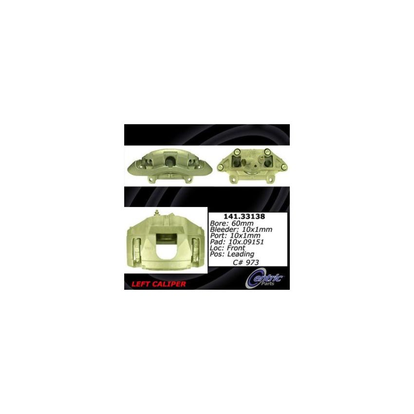 CENTRIC PARTS 141.33138 Centric Semi-Loaded Brake Caliper