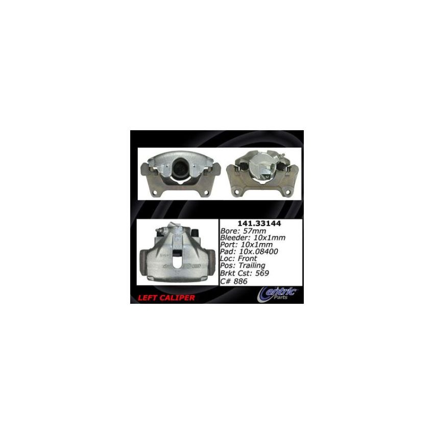 CENTRIC PARTS 141.33144 Centric Semi-Loaded Brake Caliper