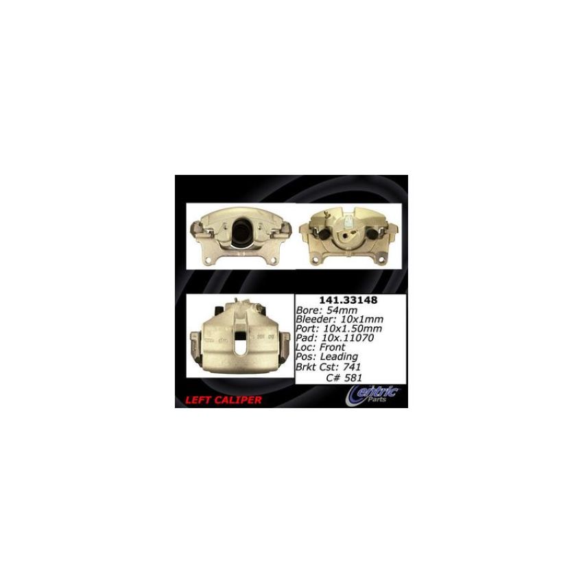 CENTRIC PARTS 141.33148 Centric Semi-Loaded Brake Caliper
