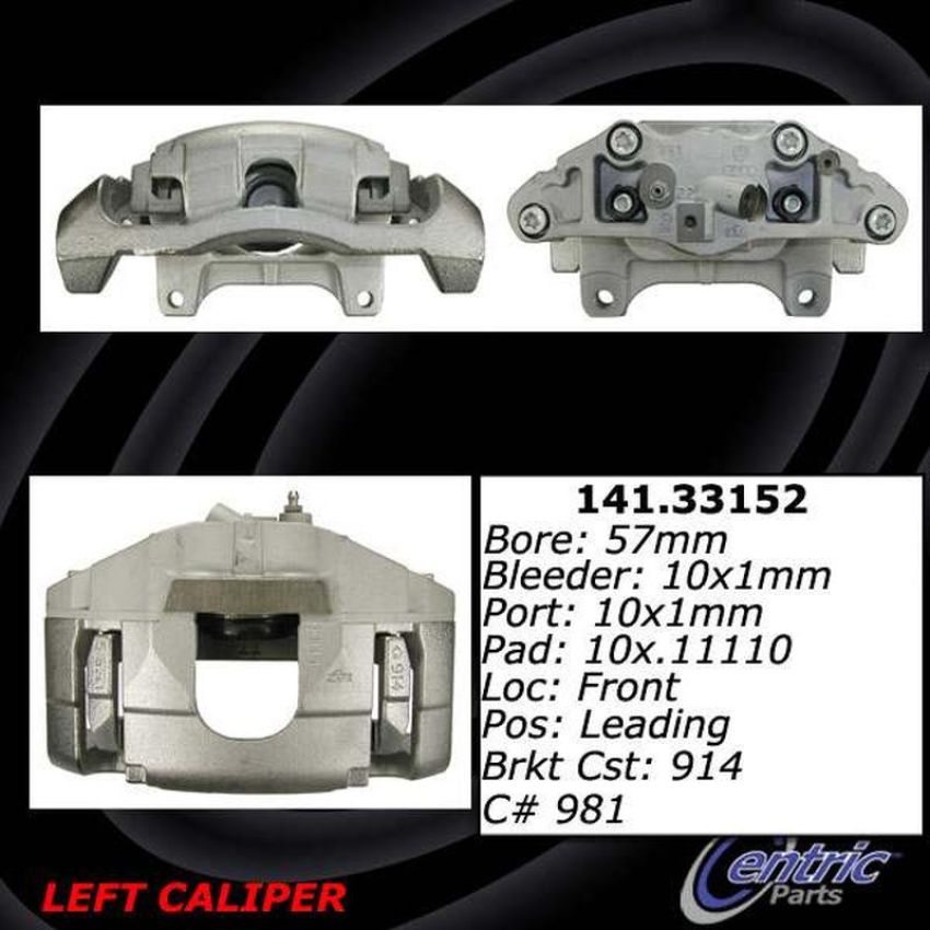 CENTRIC PARTS 141.33151 Centric Semi-Loaded Brake Caliper