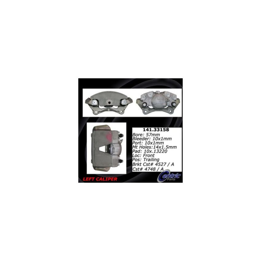 CENTRIC PARTS 141.33158 Centric Semi-Loaded Brake Caliper