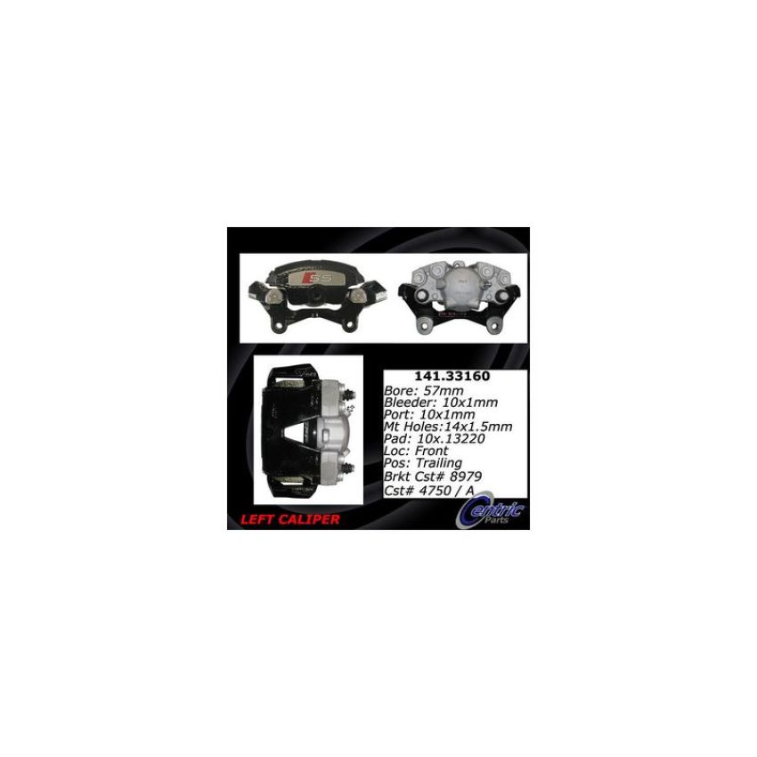 CENTRIC PARTS 141.33160 Centric Semi-Loaded Brake Caliper
