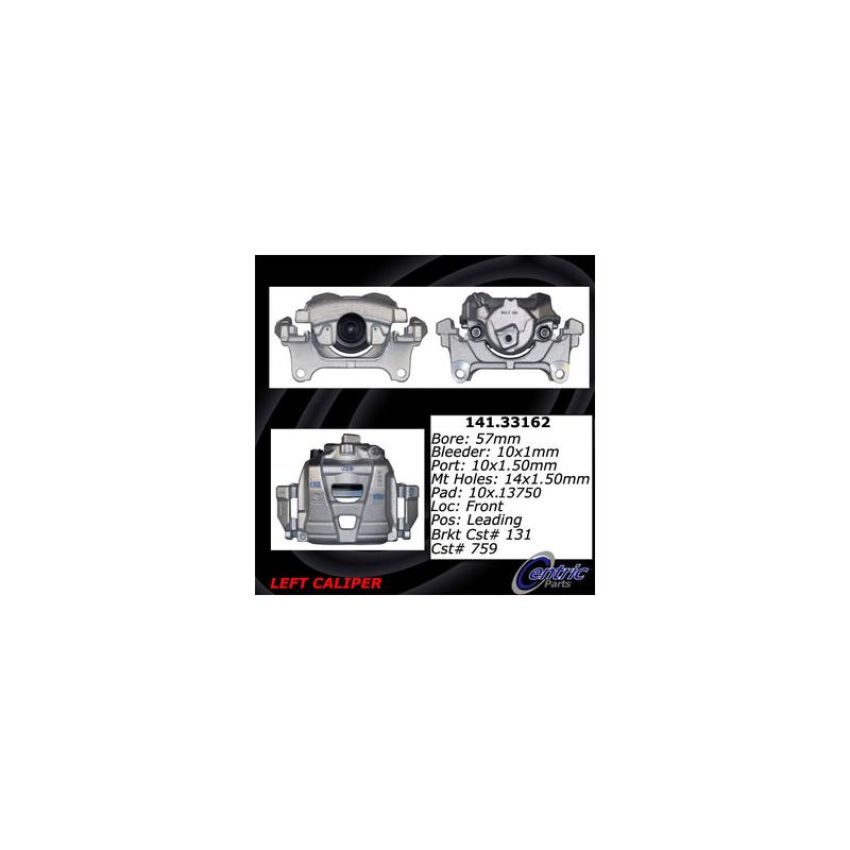 CENTRIC PARTS 141.33162 Centric Semi-Loaded Brake Caliper