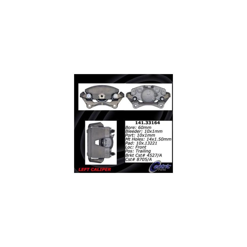 CENTRIC PARTS 141.33164 Centric Semi-Loaded Brake Caliper