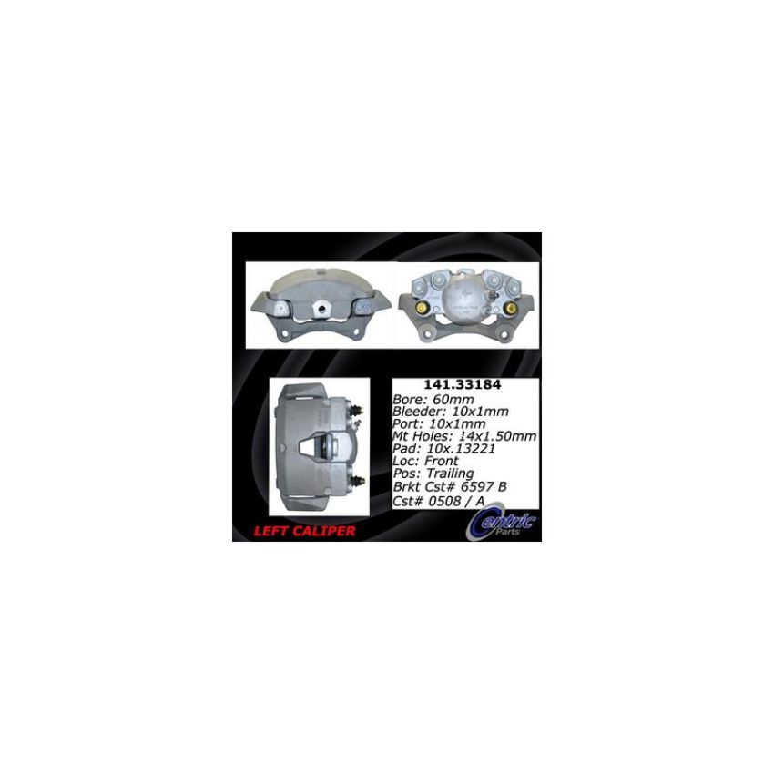 CENTRIC PARTS 141.33184 Centric Semi-Loaded Brake Caliper