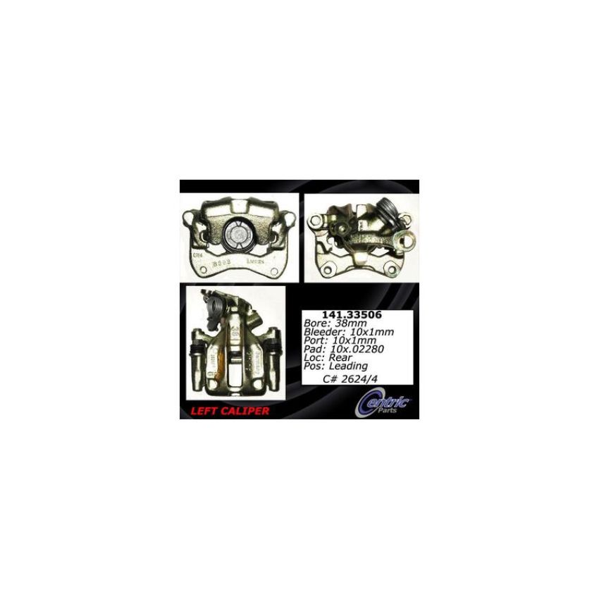 CENTRIC PARTS 141.33506 Centric Semi-Loaded Brake Caliper
