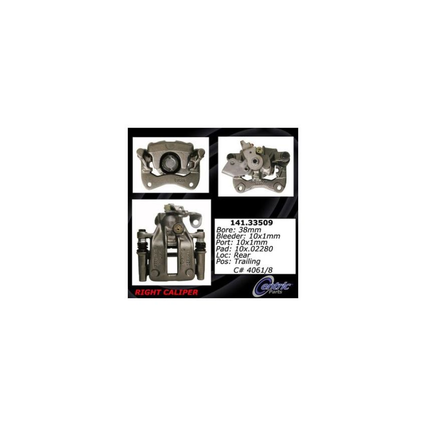 CENTRIC PARTS 141.33509 Centric Semi-Loaded Brake Caliper
