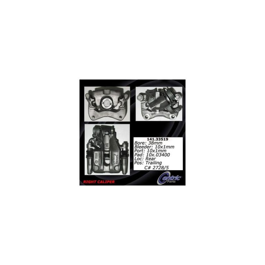CENTRIC PARTS 141.33519 Centric Semi-Loaded Brake Caliper