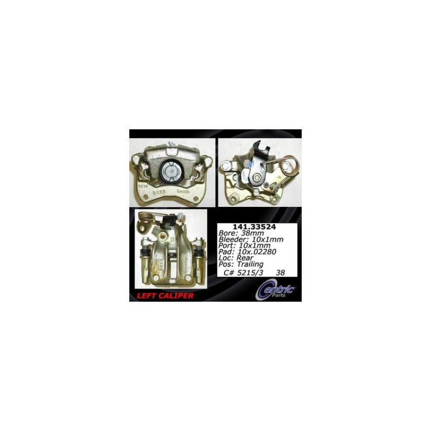 CENTRIC PARTS 141.33524 Centric Semi-Loaded Brake Caliper