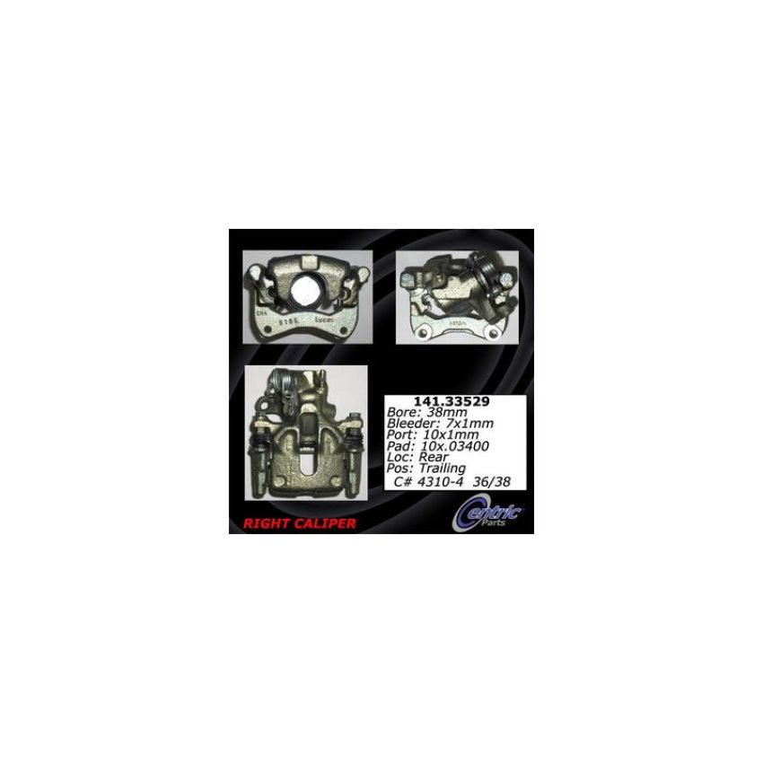 CENTRIC PARTS 141.33529 Centric Semi-Loaded Brake Caliper