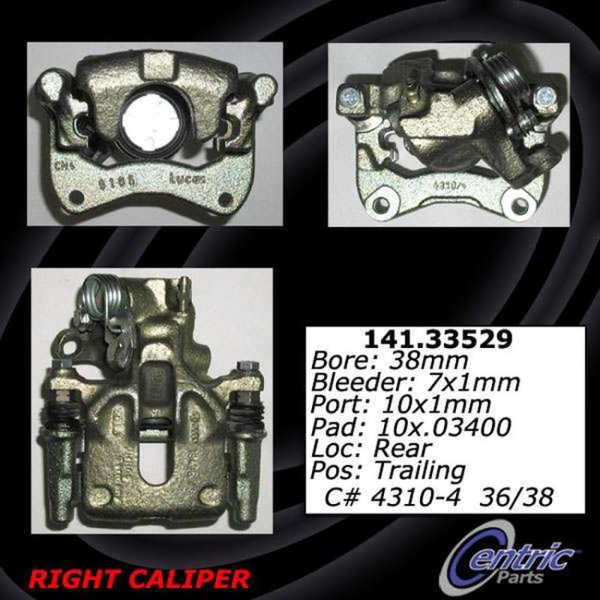 CENTRIC PARTS 141.33530 Centric Semi-Loaded Brake Caliper